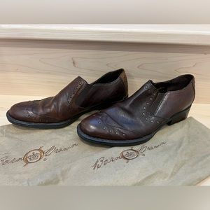 Born Crown slip on shoes, brown leather, size 6 1/2